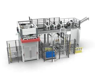 The new AURUM bag palletizer for granulates