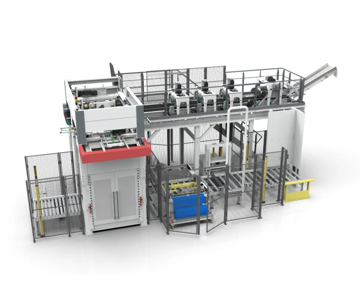 The new AURUM bag palletizer for granulates
